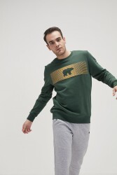 Bad Bear 19.02.12.007 Fancy Crewneck Erkek Sweat Shirt Renkli - BAD BEAR