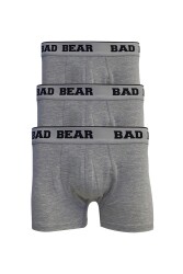 Bad Bear 21.01.03.013 Erkek Basıc 3 Lü Boxer Füme 