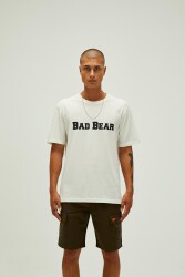 Bad Bear 22.01.07.053-23Y Tıtle Erkek T-Shirt Beyaz 