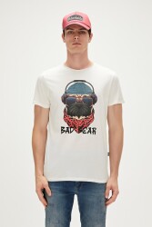 Bad Bear 23.01.07.010-23Y Reckless Erkek T-Shirt Ekru 
