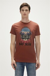 Bad Bear 23.01.07.010-23Y Reckless Erkek T-Shirt Kahverengi 