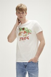 Bad Bear 23.01.07.011-23Y Frog Erkek T-Shirt Beyaz 