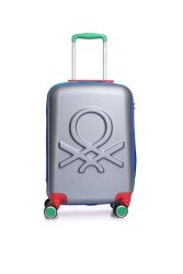 Benetton 14Bnt700-03 Trolley 50 Cm Unisex Kabin Boy Valiz Gri - BENETTON