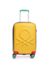 Benetton 14Bnt700-03 Trolley 50 Cm Unisex Kabin Boy Valiz Sarı - BENETTON