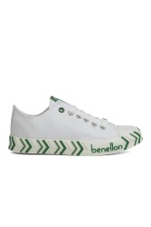 Benetton Bn-30624-22Y Kadın Convers Spor Ayakkabı Beyaz 
