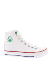 Benetton Bn-30628-22Y Kadın Convers Spor Ayakkabı Beyaz 