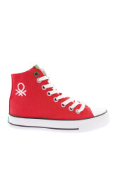 Benetton Bn-30628-22Y Kadın Convers Spor Ayakkabı Kırmızı 