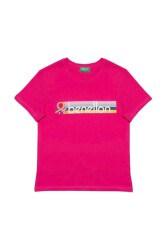 Benetton Bnt-G20490-23Y Kız Çocuk T-Shirt Pembe 