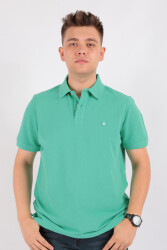 Benetton Bnt-M-3089J3179-23Y Erkek Polo Yaka T-Shirt Yeşil 