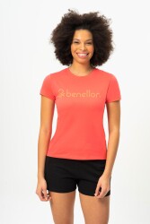 Benetton Bnt-W20423-23Y Kadın T-Shirt Renkli 