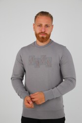 Brango 90099 Erkek Sweat Shirt Antrasit - BRANGO
