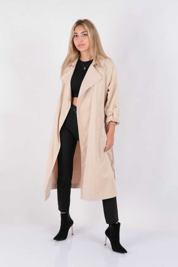 Busem W0008813 Fw Kad n Trench Coat Bej DGN Online