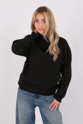Busem W0010368-Fw Kadın Sweatshirt Siyah 