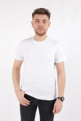 Cazador 4623 Erkek Bisiklet Süprem T-Shirt Beyaz 