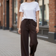 İkoll 0036783 Kadın Palazzo Modal Jogger Pantolon
