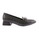 Kadın Sivri Burun Silver Taşlı Topuklu Loafer 1252328