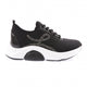 Kadın Bağcıklı Yan Sılver Taşlı Strech Kalın Taban Sneakers Ayakkabı 21243137
