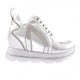 Kadın Mega Kalın Taban Silver Taşlı Sneakers Ayakkabı 21733136