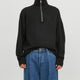 Jack & Jones 12262055 Jorfrederıksberg Knıt Half Zıp Erkek Kazak