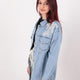 Aynaz 140056 Kadın Jean Ceket
