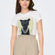 Only 15291975-23Y Onlvıbe S/S Glasses Top Box Jrs Kadın T-Shirt