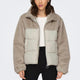 Only 15292945-Fw Onlwanja Fur Puffer Mıx Jacket Cc Otw Kadın Kürk Kaban