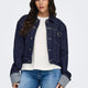 Only 15332367 Onlmercer Ls Fold Up Jacket Red Dnm Rea Kadın Jean Jean Ceket