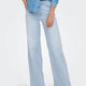 Only 15338289 Onlmadıson Blush Hw Wıde Dnm Cro495 Noos Kadın Jean Pantolon