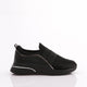 Kadın Üstü Lastikli Kare Desenli Sneaker Ayakkabı 31535105