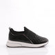 Kadın Üstü Lastikli Kare Desenli Sneaker Ayakkabı 31535105