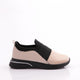 Kadın Üstü Lastikli Kare Desenli Sneaker Ayakkabı 31535105