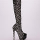 Bayan Mm Gizli Platform Knee High Topuklu Çizme 3223106