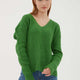 Fashion Friends 23K0094K1 Kadın V Yaka Kazak