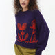 Fashion Friends 24K0031K1 Kadın Nakışlı Kazak