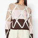 Fashion Friends 24K0120K1 Kadın Desenli Kazak