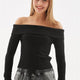 Fashion Friends 24K0220K1 Kadın Madonna Yaka Bluz