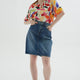 Fashion Friends 24Y0268K1 Kadın Denim Etek