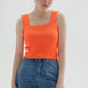 Fashion Friends 24Y0327K1 Kadın Kare Yaka Atlet