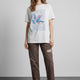 Quzu 24Y180223 Baskı Detaylı Kadın T-Shirt