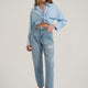 Quzu 71312 Kadın Yırtık Detaylı Denim Pantolon