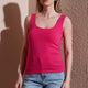 Fashion Friends 25Y0266K1 Kadın Kare Yaka Atlet