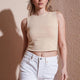 Fashion Friends 25Y0326K1 Kadın Kolsuz Crop Bluz