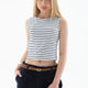 Fashion Friends 25Y0326K1 Kadın Kolsuz Crop Bluz