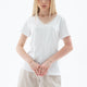 Fashion Friends 25Y0478K1 Kadın V Yaka T-Shirt