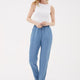 Fashion Friends 25Y0657K1 Kadın Beli Bağlamalı Denim Pantolon