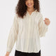 Fashion Friends 25Y0670K1 Kadın Çizgili Gömlek
