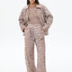 Quzu Leopar Desenli Pantolon