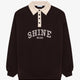 Quzu 01167 Kontrast Yaka Detaylı Kadın Sweatshirt
