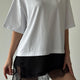 Quzu 26Ytsh01597 Kadın Asimetrik T-Shirt