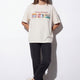 Quzu 26Ytsh02021 Kadın Baskı Nakış Detaylı T-Shirt